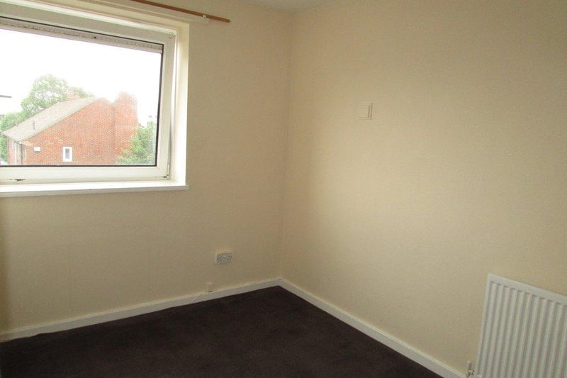 The flat is on sale for £90,000.