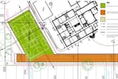 Plan for the new MUGA and running track at Ecclesall Primary School. Parents have objected to a school’s plans to build a new multi-use games area and running track over long established playing fields.