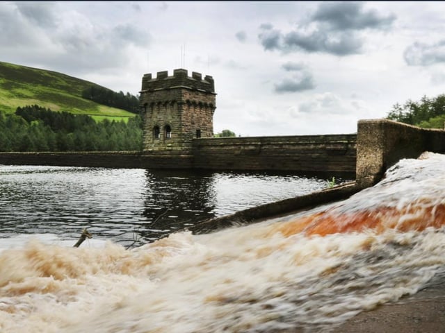 Used in The Dam Busters ,1955, as the reservoir was actually used by the RAF to train for the raid on the dams of the Ruhr Valley. But you might no know that the reservoir's giant plug hole was used in Mission Impossible: Rogue Nation.