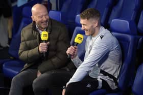 Owls Michael Smith meets up with his hero Alan Shearer.