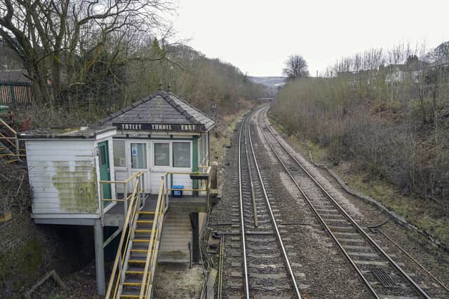 The railway at Totley Brook. Picture Scott Merrylees