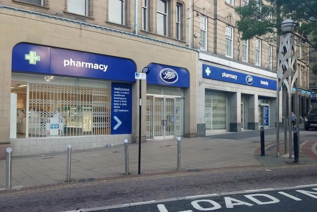 Boots is open for pharmacy services, beauty products and toiletries.