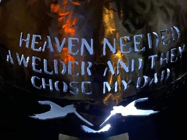Mr Hope has been asked to design memorial firepits - including one for a woman whose father was a welder