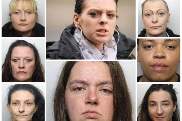 The defendants pictured have all been jailed at Sheffield Crown Court over heinous crimes committed in South Yorkshire