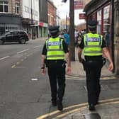 Police officers on patrol in Doncaster city centre. George Torr/LDRS