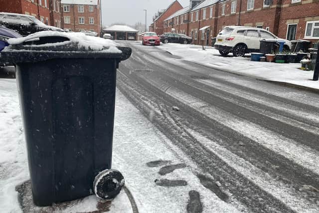 Veolia has released an update for Sheffield residents of what to do if their bins weren't taken away today due to the heavy snow.