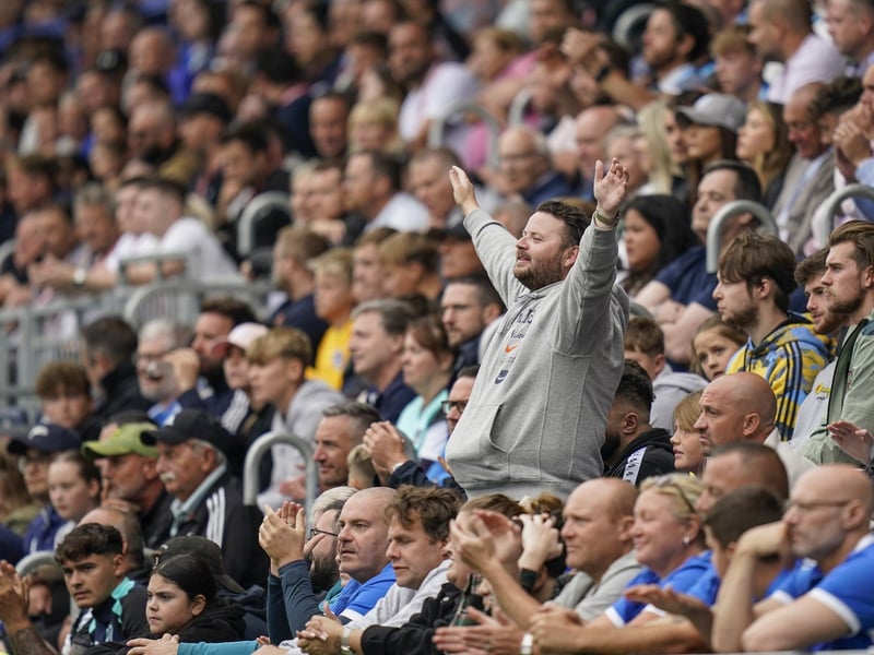 The 3-1 scoreline didn't deter this fan.