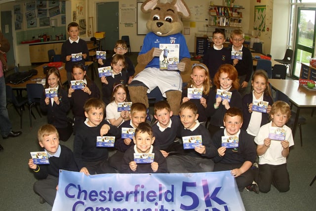 Pupils at Brockwell Juniors took part in a 5km community fun run in 2012
