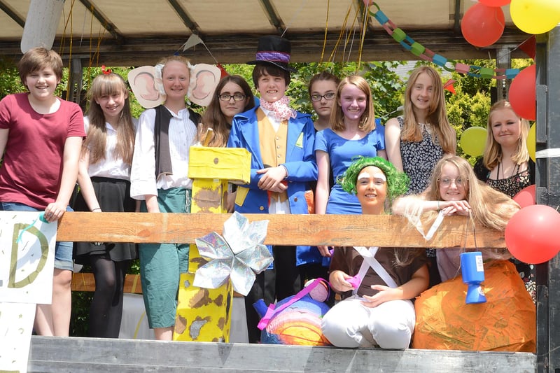 A Roald Dahl theme for Buxton Community School in 2014