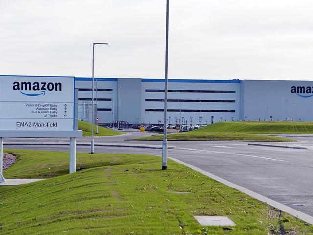 Amazon opened their warehouse in Sutton in October 7,  and is the fourth in the East Midlands, joining Chesterfield, Coalville and Kegworth facility.