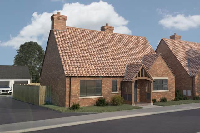 The luxury detached bungalows at Breck View, priced from £395,000, are stunning three-bedroom homes