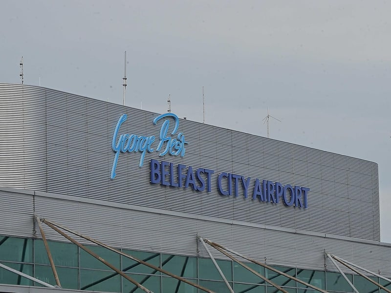 Belfast City Airport - 11 minutes and 36 seconds.
