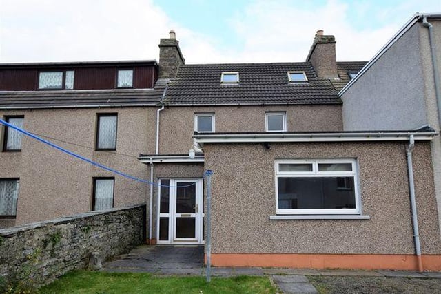 Located at 61 Willowbank, Wick KW1, this three bed terraced is currently on the market for offers in the region of £65,000. It was first listed at £105,000 and has seen an overall price reduction of 38.1 per cent. Property agent: Georgesons. bit.ly/36RLN2b