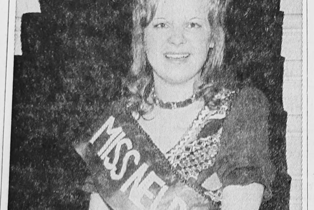 Meet Miss Nelbarden 1972 - Charlotte Downie, aged 17, from Cardenden.
She was chosen as the firm's swimwear queen at its annual dinner dance held at the Parkway Hotel.