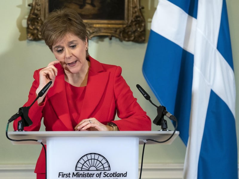 Ms Sturgeon had previously said she planned to fight the next general election as a de facto referendum on Scottish independence.