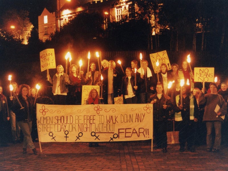Women Reclaim the Night (campaign for women’s safety) march in November.