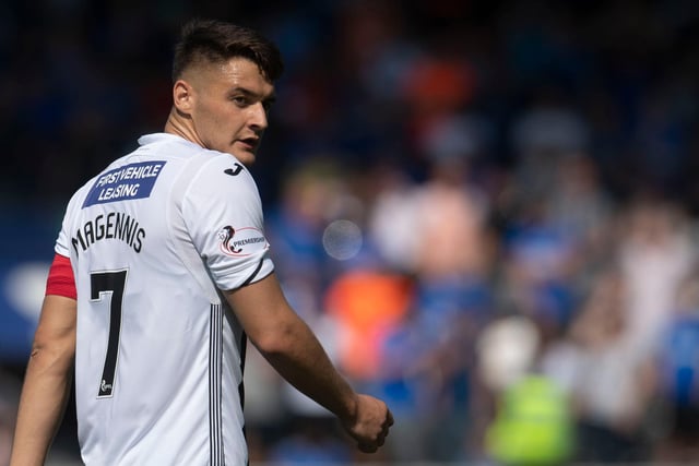 Hibs are expected to announce the signing of Kyle Magennis today ahead of the closing of the transfer window. The Easter Road side had an offer accepted for the midfielder at the end of last week and he watched his soon-to-be new side in action on Friday night. (Evening News)