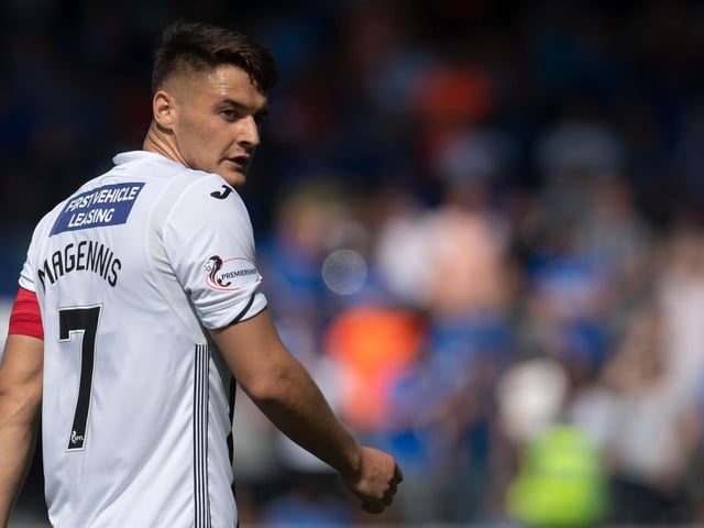 Hibs are expected to announce the signing of Kyle Magennis today ahead of the closing of the transfer window. The Easter Road side had an offer accepted for the midfielder at the end of last week and he watched his soon-to-be new side in action on Friday night. (Evening News)