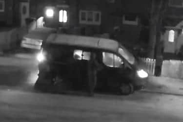 A security video shows a man breaking into the specially-adapted vehicle on Ash Street in Mosborough at 2.56am on Saturday morning.