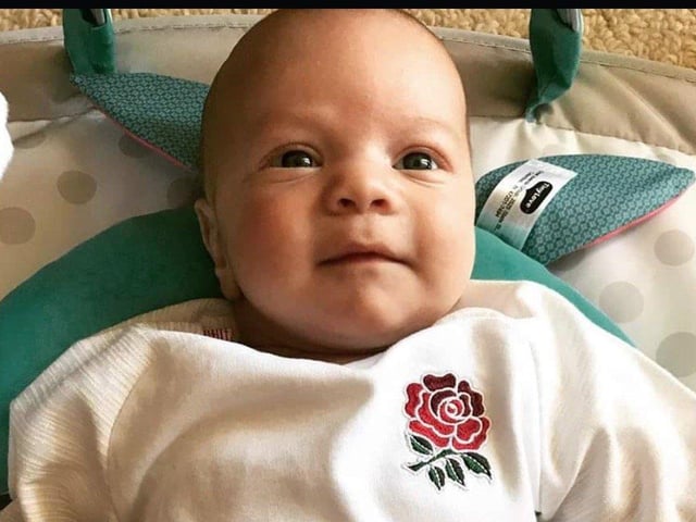 Finley Symes was born on March 17.