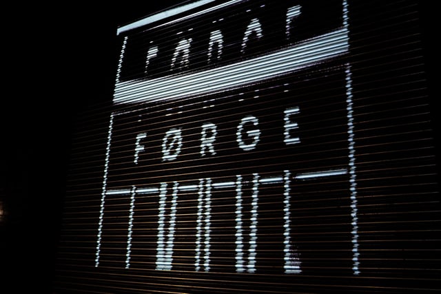 Inside FØRGE nightclub.