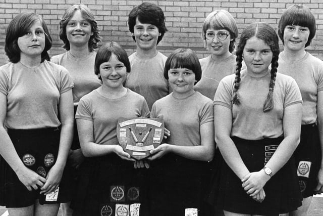 Were you pictured in 1980? The Mortimer Comprehensive School second year rounders' team was in the photo. Pictured back, left to right: are Anne Simpson, Samantha Crutwell, Catherine James, Kim Young. Front: Debra Downey, Janice and Janet Nicols, Billie Burdon.  Not shown, Joanne Liddle, Tracey  Clasper and Lynn Wakefield.