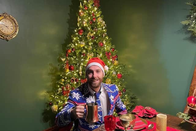 Ross Partridge, guest experience and entertainment manager at Gulliver’s Valley, gets into the festive spirit