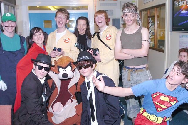 These caring student at High Tunstall College of Science held a fancy dress fundraiser in 2010 to help the people of Haiti which had been hit by a huge earthquake. Are you one of the students pictured?