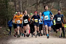 1st Donation Day Relay in January 2022 in Wharncliffe Woods by Sam Royle