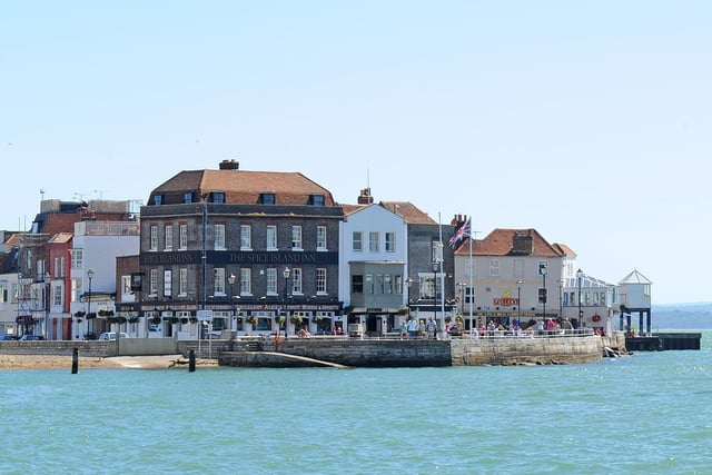 Many people suggested visiting Portsmouth Point, also known as Spice Island, in Old Portsmouth, with the family.