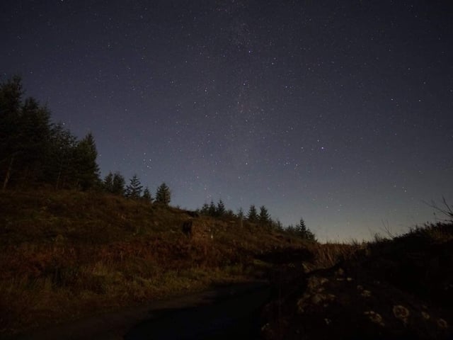 The Milky Way over Kielder.