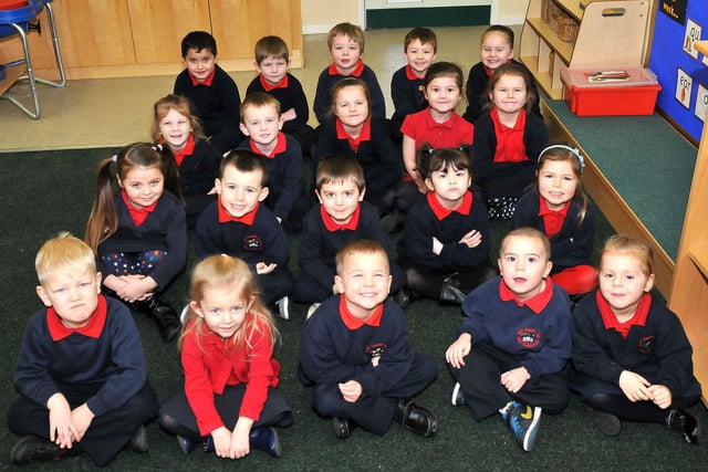 Who do you recognise among the new starters at Rift House Primary School?