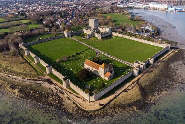 A trio of readers pointed to Portchester Castle - and its lovely shoreline - as an ideal spot to visit with loved ones.