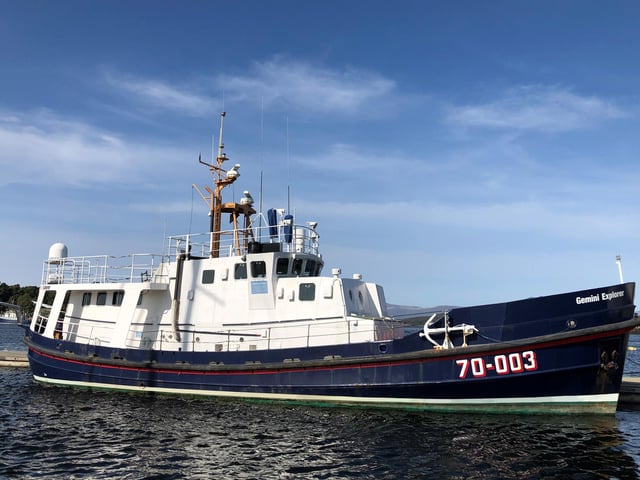 Gemini Explorer is a converted Clyde class cruising lifeboat that can claim to have saved at least 44 lives during active service, including a rescue mission to aid vessels caught in a major storm that hit the 1979 Fastnet yacht race. Parts of the vessel's interior have been kept in their original state, providing a glimpse into the important role she once played. Cabins are warm and comfortable with  two double, two twins and a twin en-suite and single cabin, some with en-suite facilities. There is a deck saloon for dining and relaxing as well as an upper viewing deck. The former lifeboat is one of three unique 'small ships' available from St Hilda Sea Adventures, all berthed in Dunstaffnage Marina, just three miles north of Oban.