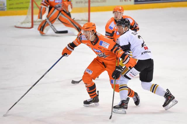 Sondre Olden in action for Sheffield Steelers. Picture: Dean Woolley