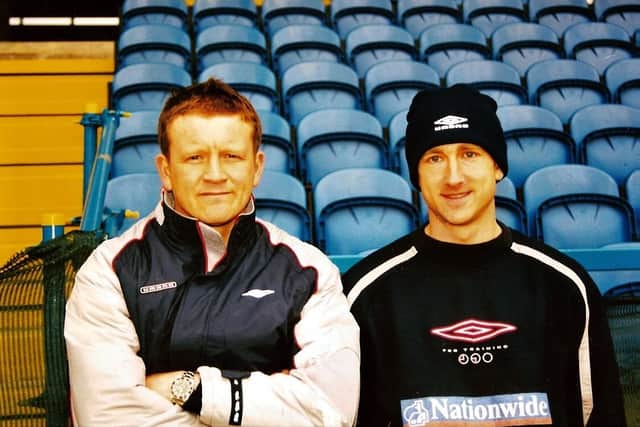 Sean MacAuley, right, worked alongside Chris Wilder before his time with Sheffield Wednesday.