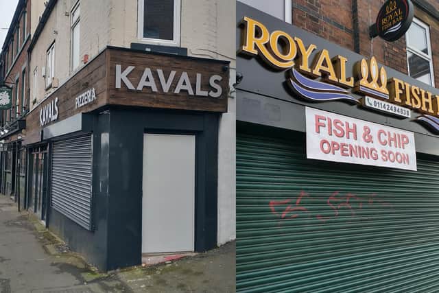 Kavals pizzeria is opening on London Road, Heeley, and Royal Fish Bar fish and chip shop is opening a couple of hundred metres up the street on Chesterfield Road, Meersbrook