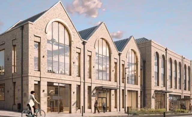 An image of what the Stocksbridge 519 library and community hub on Manchester Road will look like. Picture supplied by Sheffield City Council