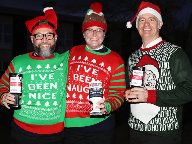 Christmas jumpers, Santa hats and outrageous spectacles were all on display recently as personnel at HMS Sultan took part in Charity Divisions for The Royal Navy and Royal Marines Charity in 2019. The event raised a total of £216.48.