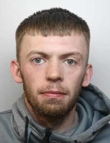 Cain Holmes, 25, from Sheffield, is wanted in connection to breaching his bail conditions, criminal damage and domestic offences.
Holmes is white, 6ft tall, slim and has sort, light brown hair.