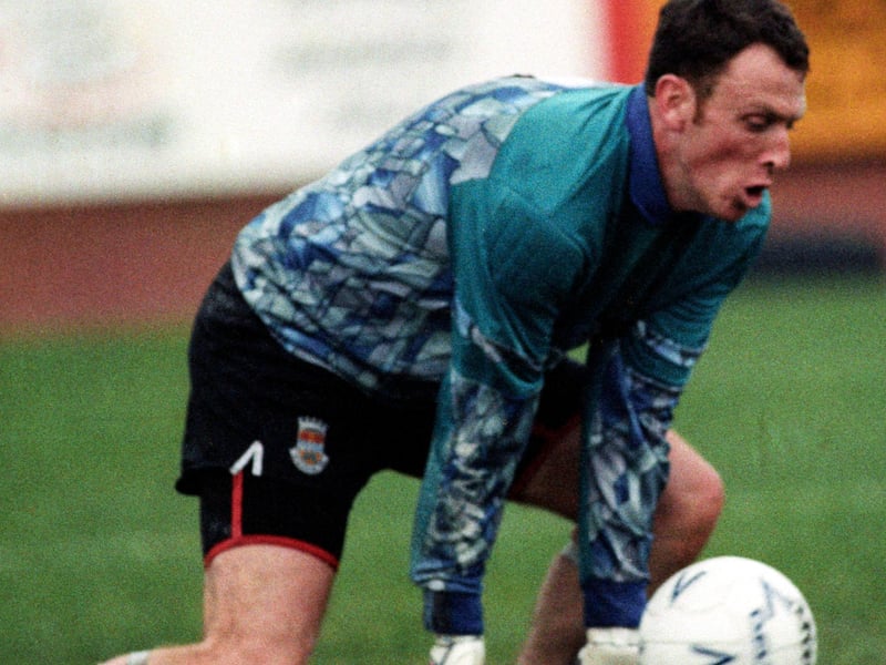 St Mirren's all-time top scoring goalkeeper with two goals to hisn name, both penalties in December 1992 against Cowdenbeath and Clydebank.