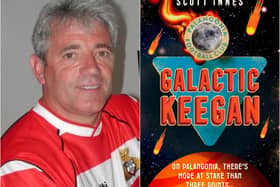 The new book imagines Kevin Keegan running a football team in outer space.