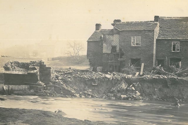 The aftermath of the great flood, in which at least 260 people drowned.
