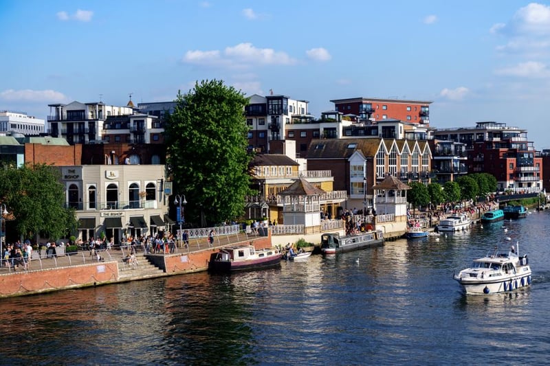 Kingston upon Thames has recorded a positive test rate of 5.2%.