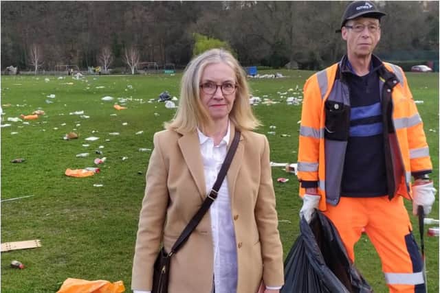 Sheffield resident Susan Tester says Endcliffe Park should be closed to stop huge crowds gathering