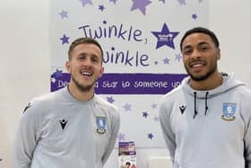 Sheffield Wednesday's Will Vaulks and Akin Famewo were out at Meadowhall supporting Bluebell Wood Children's Hospice.