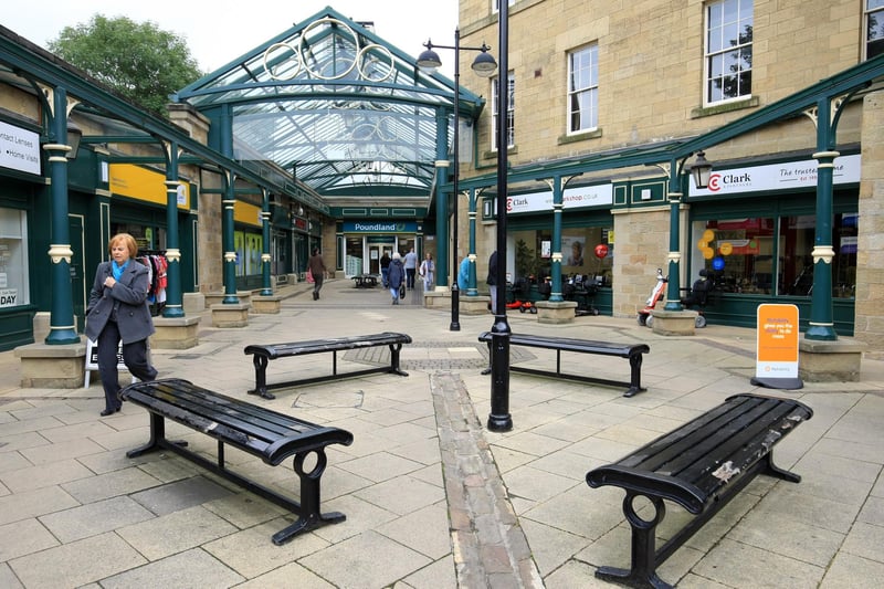 Hillsborough Barracks Shopping Centre, pictured in 2017, reuses the historic army buildings