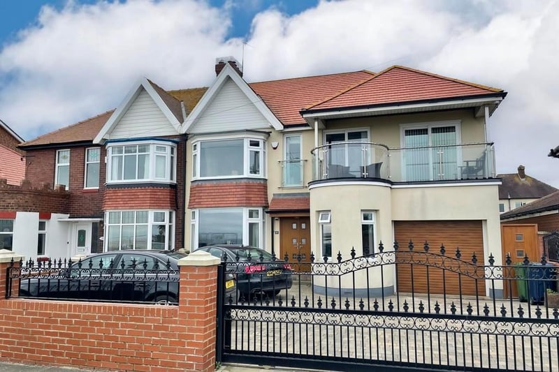 This four bed, semi-detached house has incredible sea views. It is located on Whitburn Bents Road, South Bents and is on the market with Alfred Pallas for £575,000.