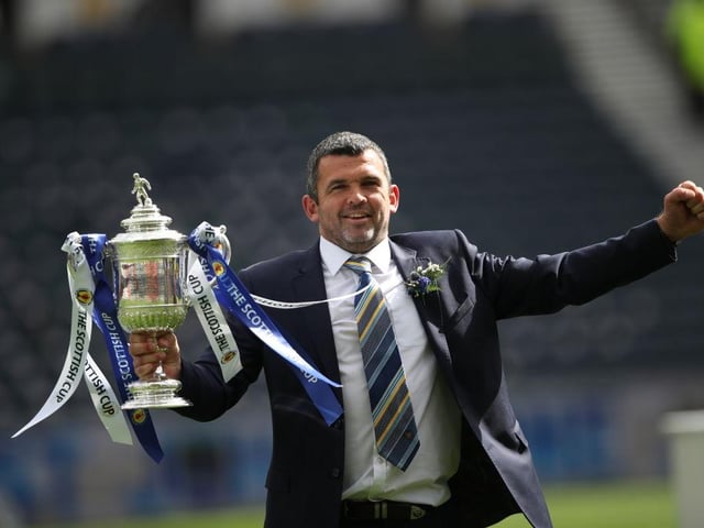A double winner with St Johnstone last season in his first managerial job. Extensive experience of Scottish football.