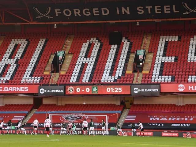 Bramall Lane, the home of Sheffield United Football Club. (Photo by Stu Forster/Getty Images)